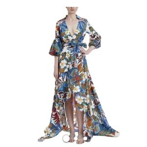 NWT Badley Mischka tropical dress